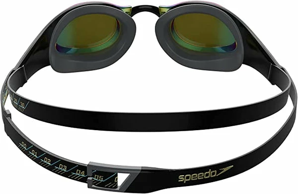 Speedo - Goggles Racing Fastskin Pure Focus Mirror Black/Gold 6 Speedo - Goggles Racing Fastskin Pure Focus Mirror Black/Gold - Image 4
