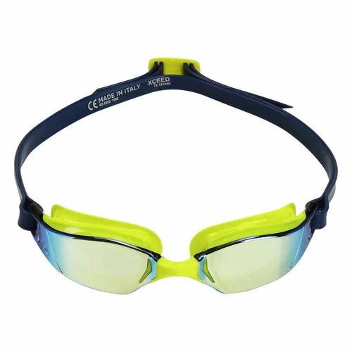 Aquasphere - Goggles Racing XCEED Neon Yellow/Navy 3 Aquasphere - Goggles Racing XCEED Neon Yellow/Navy