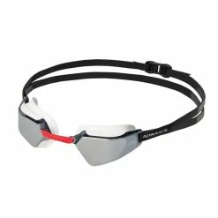 Aquarapid - Goggles Racing L2 Silver Mirror -Swimming Goggles Store Aquarapid L2 Mirror Goggle WhiteRed grande
