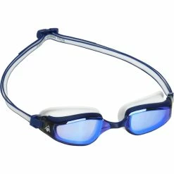 Aquasphere - Goggles Fastlane Blue Titanium Mirrored Lens Blue & White -Swimming Goggles Store aqua sphere fastlane swimming goggles titanium mirror blue l blue white 1 971280 grande