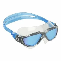 Aquasphere - Goggles Vista Swim Mask Blue Titanium mirrored lens -Swimming Goggles Store ms5050010lmb 5 grande 1