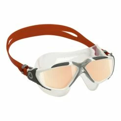 Aquasphere - Goggles Vista Swim Mask White, Grey, Red with Iridescent Mirrored Lens -Swimming Goggles Store ms5050906lmi 2 grande 1