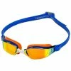Michael Phelps - Goggles XCEED Blue/Orange Titanium Mirror -Swimming Goggles Store phelps xceed swimming goggles grande