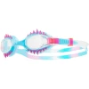 TYR - Goggles Spikes Swimple Tie Dye Kids Clear/Mint -Swimming Goggles Store sppike 1 grande 1